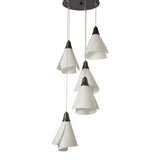Mobius 5-Light Pendant, shown in Oil Rubbed Bronze, Long, by Hubbardton Forge