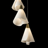 Mobius 5-Light Pendant detail in Modern Brass, Standard, by Hubbardton Forge