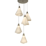 Mobius 5-Light Pendant in Soft Gold, Standard by Hubbardton Forge