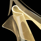 Mobius LED Mini Pendant detail in Dark Smoke, by Hubbardton Forge