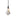 Mobius Mini Pendant, shown in Dark Smoke, by Hubbardton Forge