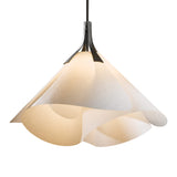 Mobius Pendant Large, shown in Dark Smoke, by Hubbardton Forge
