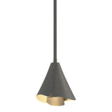 Mobius Steel Shade Mini Pendant in Natural Iron by Hubbardton Forge