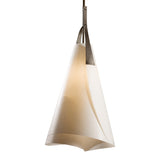 Mobius Tall Pendant, shown in Dark Smoke, by Hubbardton Forge