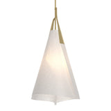 Mobius Tall Pendant in Modern Brass by Hubbardton Forge