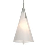 Mobius Tall Pendant in Sterling by Hubbardton Forge