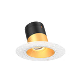 Moda 3” Slope Ceiling Modular Recessed Light by Dals - Gold reflector, Round Trimless