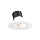 Moda 3” Slope Ceiling Modular Recessed Light by Dals - White reflector, Round Trimless