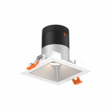 Moda 3” Square Modular Recessed Light by Dals - Alzak reflector, Square White Trim