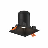 Moda 3” Square Modular Recessed Light by Dals - Black reflector, Square Black Trim