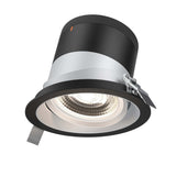 Moda 6” Gimbal Modular Recessed Light by Dals - Alzak reflector, Round Black Trim