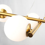 Modena Chandelier Medium Plated Brushed Brass By Artcraft Detailed View