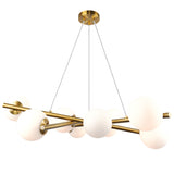 Modena Chandelier Medium Plated Brushed Brass By Artcraft With Light