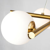 Modena Chandelier Small Plated Brushed Brass By Artcraft Detailed View1