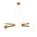 Modena Chandelier Small Plated Brushed Brass By Artcraft With Light