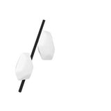 Modulor Ceiling/Wall Light by Vistosi, Size: Small, Finish: Matte Black, Color: White/Shaded, ,| Casa Di Luce Lighting