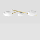 Modulor Ceiling/Wall Light by Vistosi, Size: Large, Finish: Matte Brass, Color: White/Shaded, ,| Casa Di Luce Lighting