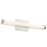 Mola Vanity Light Medium Chrome By Lib And Co Side View