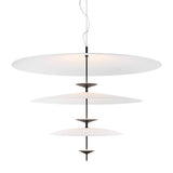 Moleculis Chandelier - Satin Black by Sonneman