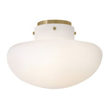 Molly Semi-Flush Mount - Lacquered Brass