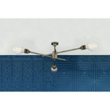 Mombasa 3 Arm Chandelier - Antique Silver