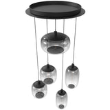 Monaco Multi-Light Suspension 5 Lights By Avenue Lighting - Top View