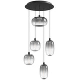 Monaco Multi-Light Suspension 5 Lights By Avenue Lighting
