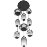 Monaco Multi-Light Suspension 9 Lights By Avenue Lighting - Down View