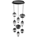 Monaco Multi-Light Suspension 9 Lights By Avenue Lighting - Top View