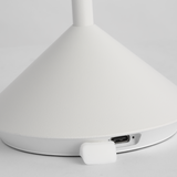 Moneta Accent Rechargeable Table Lamp Matte White By Visual Comfort Modern Type C Port