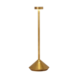 Moneta Accent Rechargeable Table Lamp Natrual Brass By Visual Comfort Modern