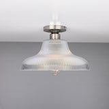 Mono Railway Flush Mount - Antique Silver