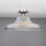 Mono Railway Flush Mount - Antique Silver