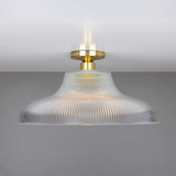 Mono Railway Flush Mount - Polished Brass