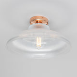 Mono Railway Flush Mount - Polished Copper