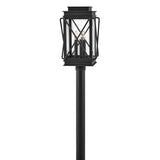 Montecito Medium Post Mount Lantern - Museum Black - by Hinkley