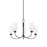 Montpelier Chandelier - 5-Light - Aged Iron by Hudson Valley
