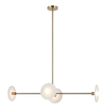 Monument Pendant 4-Light Champagne Gold
