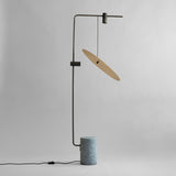 Moon Floor Lamp Brass by 101 Copenhagen