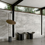 Moon Floor Lamp Brass by 101 Copenhagen - Lifestyle View 5