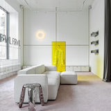 Moonmoon Plug-In Round Lamp By Ingo Maurer - Lifestyle View