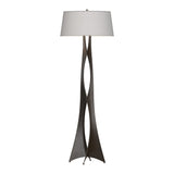 Moreau Floor Lamp - Flax-Hubbardton Forge Oil Rubbed Bronze-Hubbardton Forge
