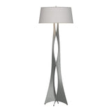 Moreau Floor Lamp - Flax-Hubbardton Forge Vintage Platinum-Hubbardton Forge