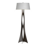 Moreau Floor Lamp - Natural Anna-Hubbardton Forge Oil Rubbed Bronze-Hubbardton Forge