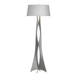 Moreau Floor Lamp - Natural Anna-Hubbardton Forge Vintage Platinum-Hubbardton Forge