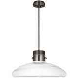 Morgan Pendant Light Large Brushed Bronze Clear Glass By Visual Comfort Modern