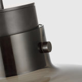 Morgan Pendant Light Large Brushed Bronze Smoke Glass By Visual Comfort Modern - Detailed View2