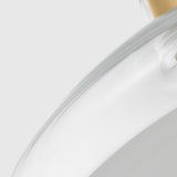 Morgan Pendant Light Large Hand Rubbed Antique Brass Clear Glass By Visual Comfort Modern - Detailed View2