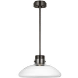 Morgan Pendant Light Medium Brunished Bronze Clear Glass By Visual Comfort Modern