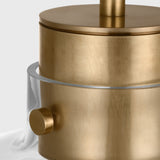 Morgan Pendant Light Medium Hand Rubbed Antique Brass Clear Glass By Visual Comfort Modern - Detailed View2